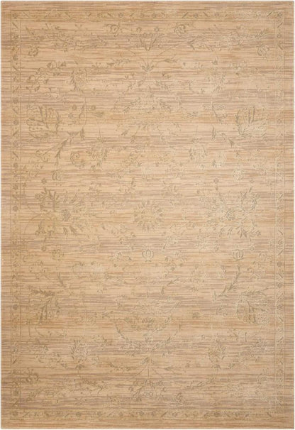 Nourison - Silk Elements SKE29 Beige 56in x 8 Area Rug - SKE29-99446188687_CLOSEOUT veiw 1