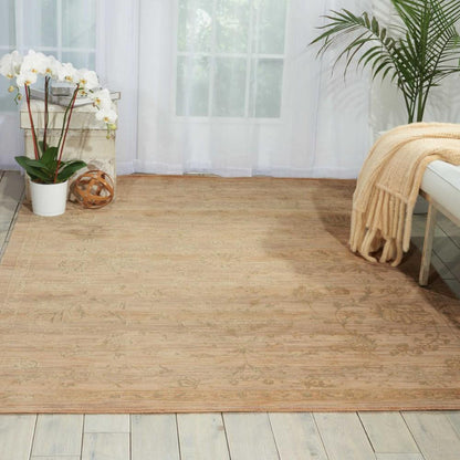 Nourison - Silk Elements SKE29 Beige 56in x 8 Area Rug - SKE29-99446188687_CLOSEOUT veiw 2