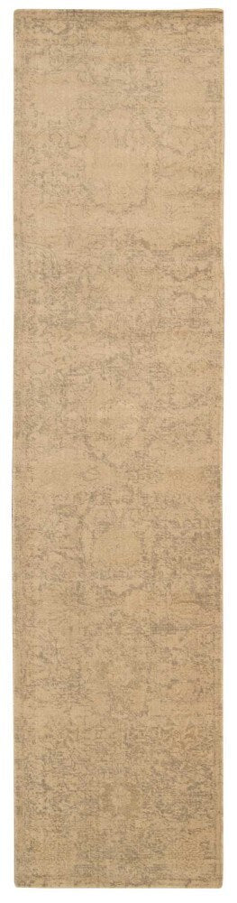 Nourison - Silken Allure SLK12 Beige 25in x 10 Hallway Rug - SLK12-99446153159_CLOSEOUT veiw 1