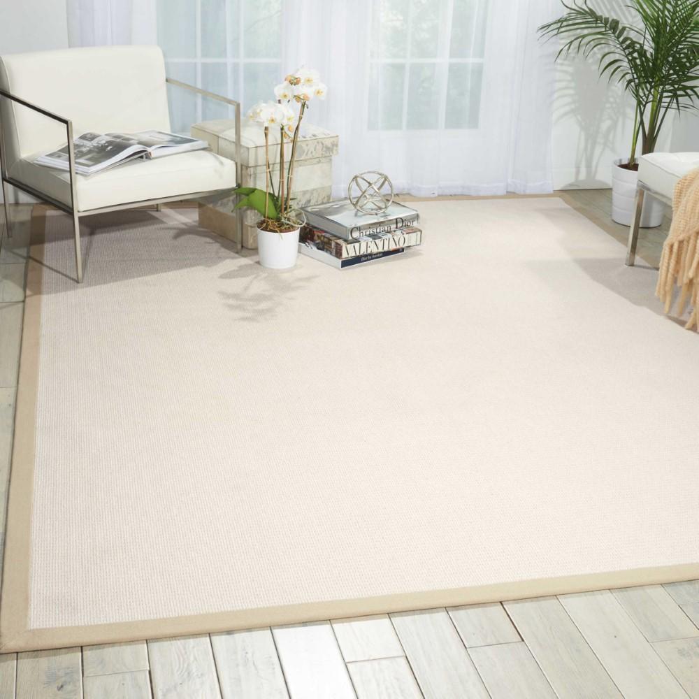 Nourison - Sisal Soft SSF02 White 5x8 Area Rug - SSF02-99446142504 veiw 2