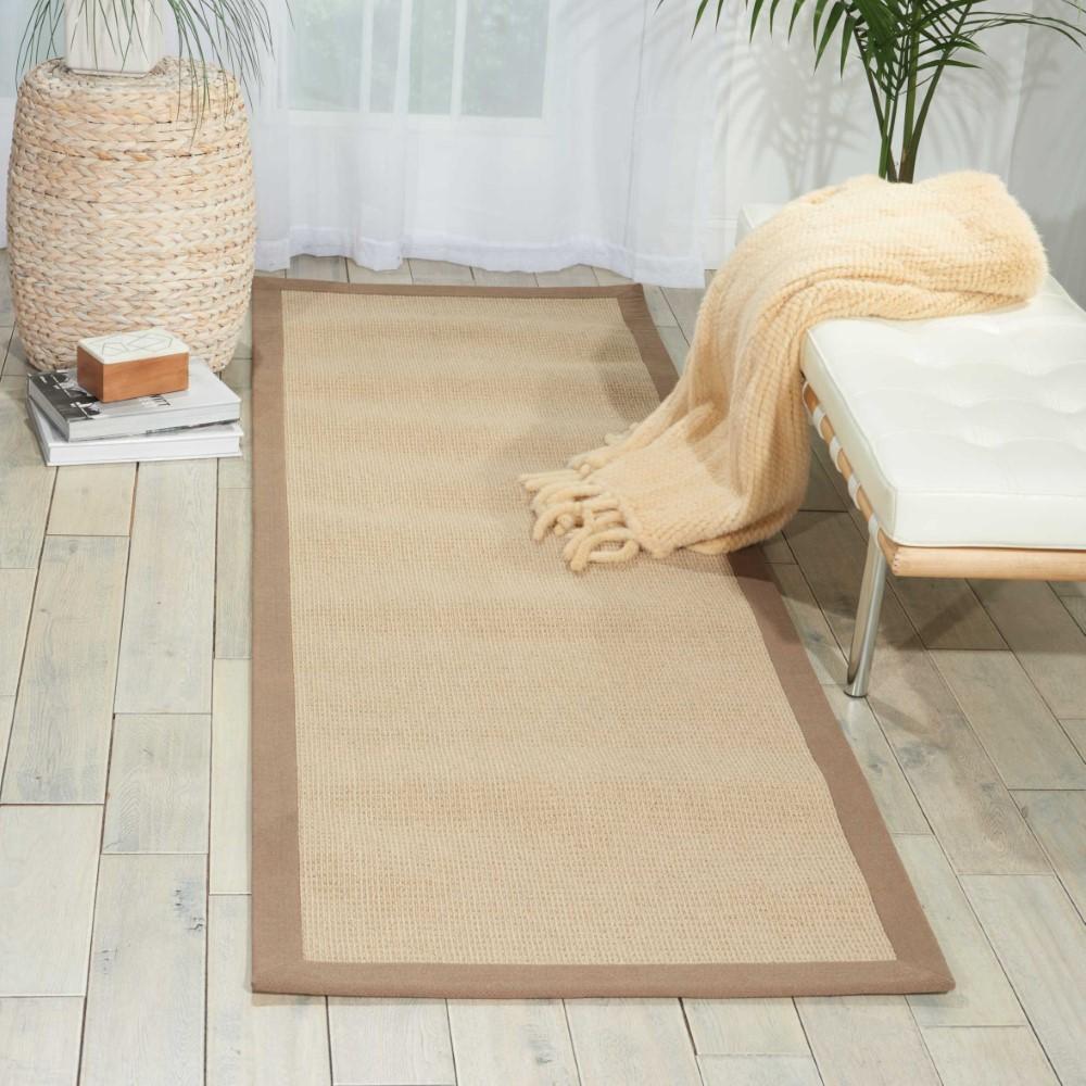 Nourison - Sisal Soft SSF05 Brown 26in x 8 Hallway Rug - SSF05-99446142597 veiw 2