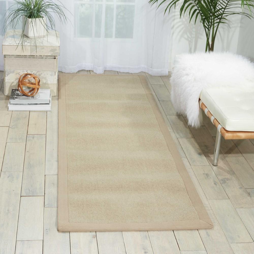 Nourison - Sisal Soft SSF07 Beige 26in x 8 Hallway Rug - SSF07-99446142665 veiw 2