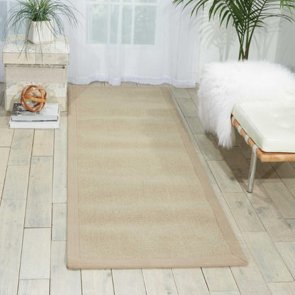 Nourison - Sisal Soft SSF07 Beige 26in x 8 Hallway Rug - SSF07-99446142665 veiw 2
