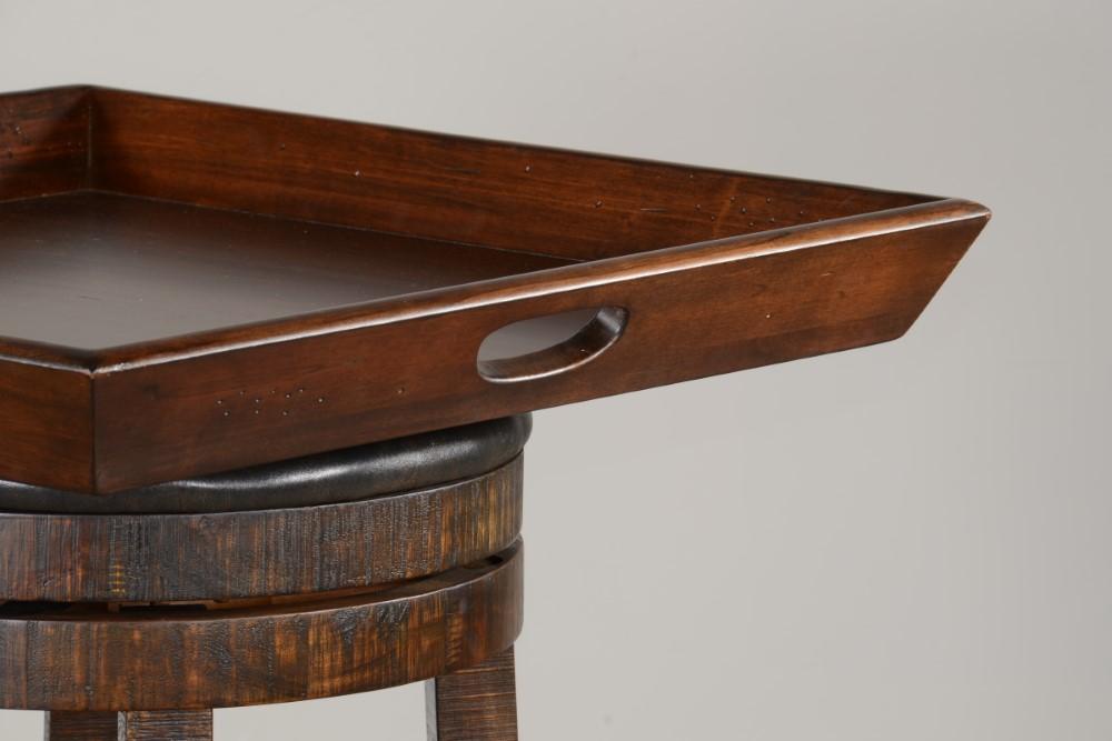 Sunny Designs - Santa Fe Ottoman Tray - Dark Brown - 2195DC2 veiw 3