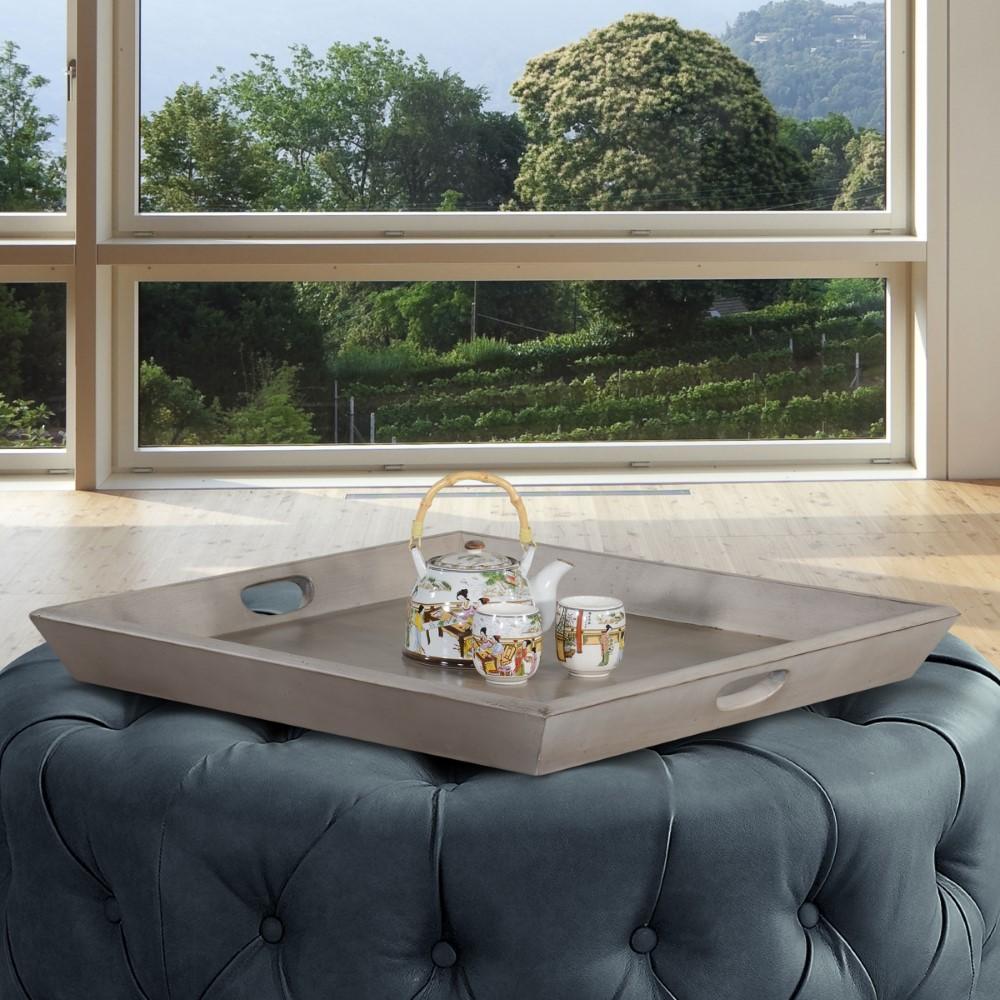 Sunny Designs - Westwood Taupe Ottoman Tray - Taupe - 2195WT veiw 3