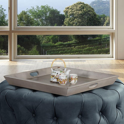 Sunny Designs - Westwood Taupe Ottoman Tray - Taupe - 2195WT veiw 3