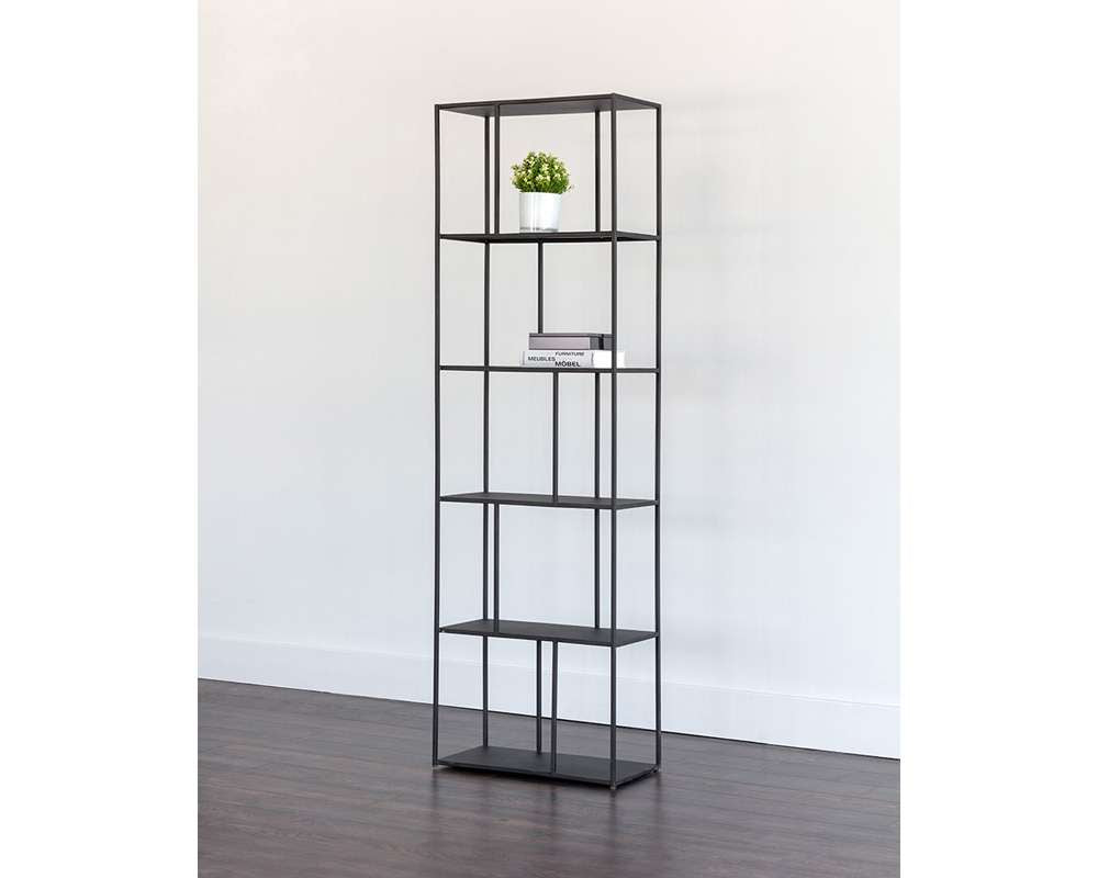 Sunpan - MIXT Eiffel Bookcase Small - Black - 104405 veiw 3