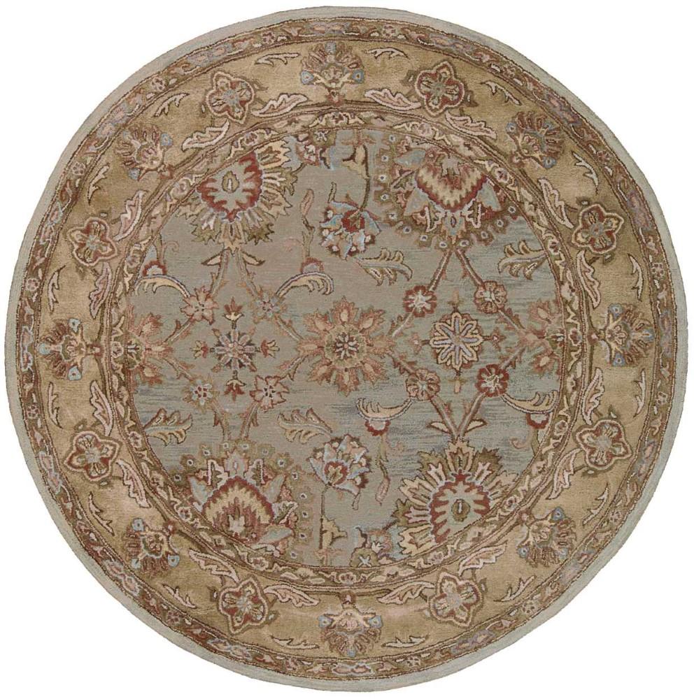 Nourison - Jaipur JA19 Blue Multicolor 6 x Round Area Rug - JA19-99446584878_CLOSEOUT veiw 1