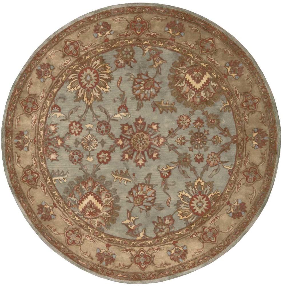 Nourison - Jaipur JA19 Blue Multicolor 8 x Round Rug - JA19-99446585509_CLOSEOUT veiw 1