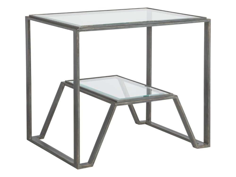 Artistica Home - Metal Designs Byron Rectangular End Table - St Laurent finish - 01-2230-955-44 veiw 1