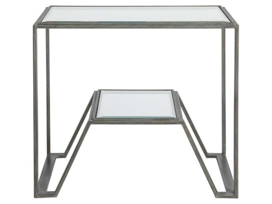 Artistica Home - Metal Designs Byron Rectangular End Table - St Laurent finish - 01-2230-955-44 veiw 2