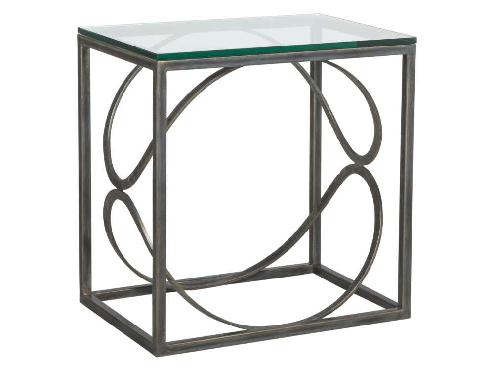 Artistica Home - Metal Designs Ellipse Rectangular End Table - St Laurent finish - 01-2234-955-44 veiw 1