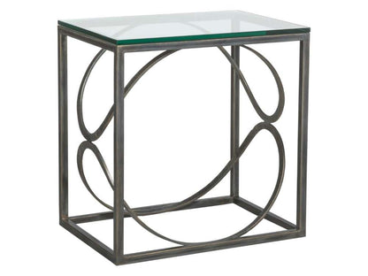 Artistica Home - Metal Designs Ellipse Rectangular End Table - St Laurent finish - 01-2234-955-44 veiw 1