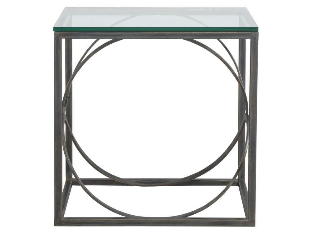 Artistica Home - Metal Designs Ellipse Rectangular End Table - St Laurent finish - 01-2234-955-44 veiw 2