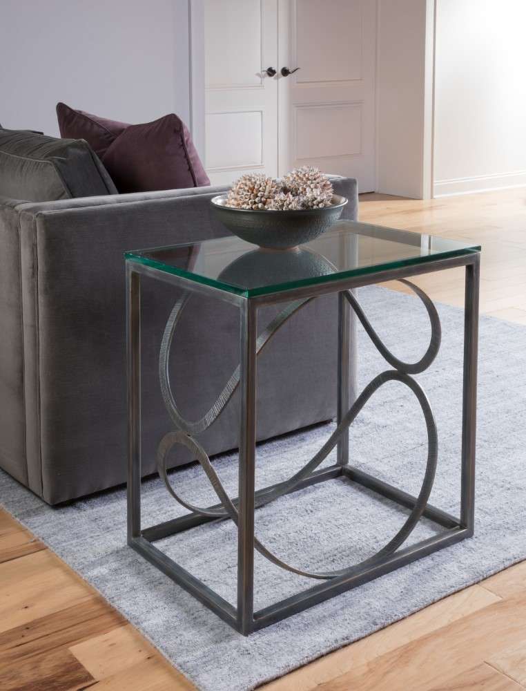 Artistica Home - Metal Designs Ellipse Rectangular End Table - St Laurent finish - 01-2234-955-44 veiw 3