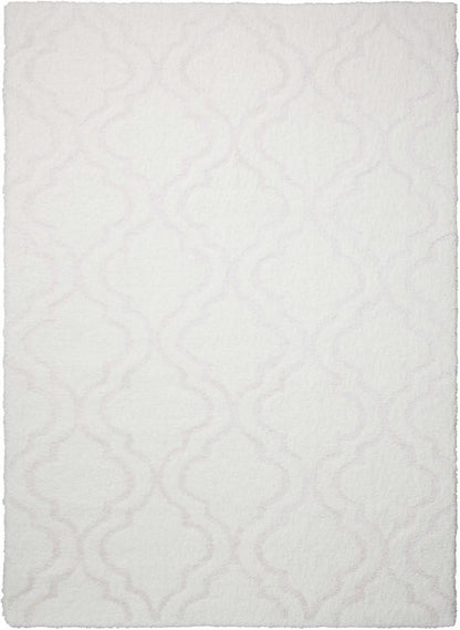 Kathy Ireland Home - Light & Airy KIT01 White 5x7 Area Rug - KIT01-99446368713 - CLOSEOUT veiw 1
