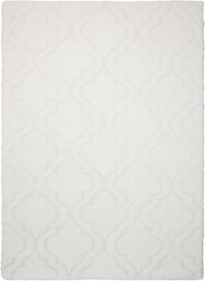 Kathy Ireland Home - Light & Airy KIT01 White 76in x 96in Rug - KIT01-99446368744 - CLOSEOUT veiw 1