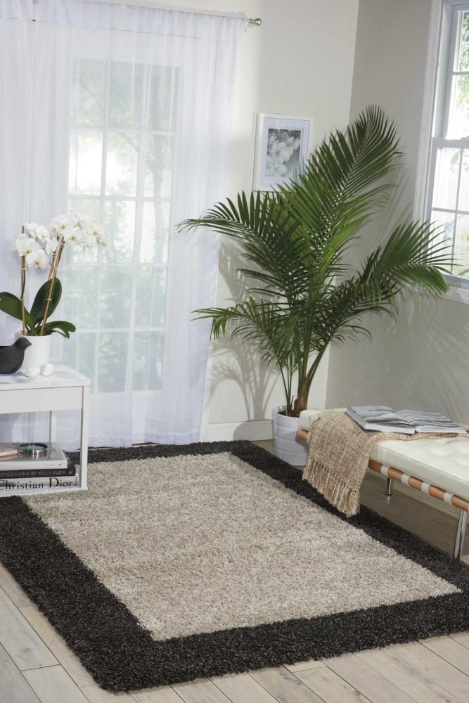 Nourison - Amore AMOR5 Grey 53in x 75in Area Rug - AMOR5-99446359896_CLOSEOUT veiw 2