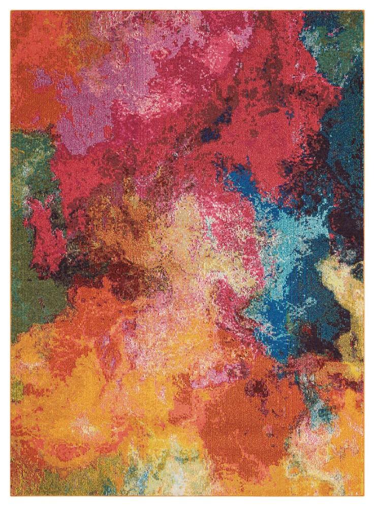 Nourison - Celestial CES04 Multicolor 710in x 106in Oversized Rug - CES04-99446337870 veiw 1