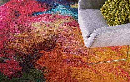 Nourison - Celestial CES04 Multicolor 710in x 106in Oversized Rug - CES04-99446337870 veiw 2
