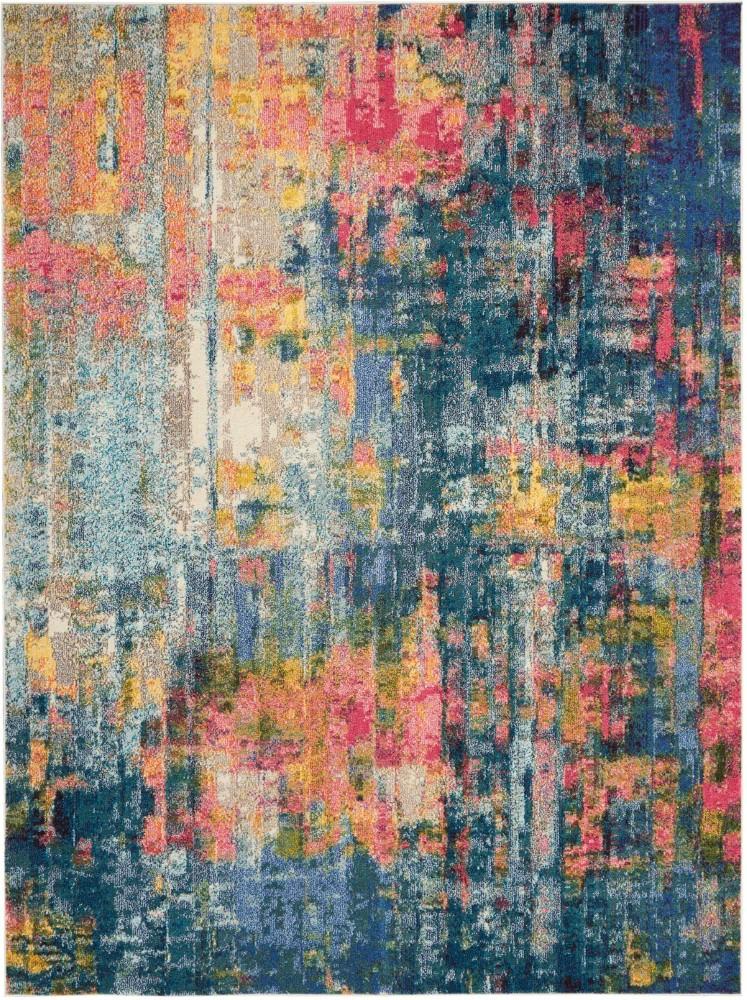 Nourison - Celestial CES09 Blue Multicolor 710in x 106in Oversized Rug - CES09-99446408969 veiw 1
