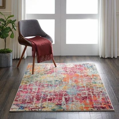 Nourison - Celestial CES13 Multicolor 311in x 511in Colorful Area Rug - CES13-99446462527 veiw 2