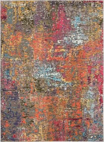 Nourison - Celestial CES14 Multicolor 53in x 73in Colorful Area Rug - CES14-99446462589 veiw 1