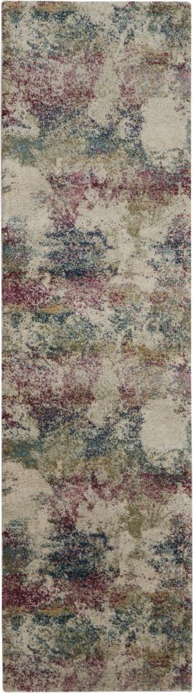 Nourison - Fusion FSS17 White Multicolor 22in x 76in Hallway Rug - FSS17-99446488541 - CLOSEOUT veiw 1