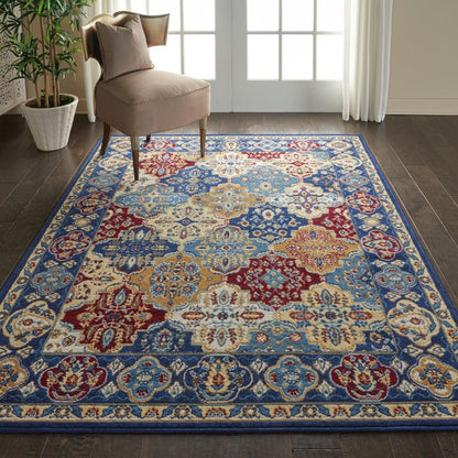 Nourison - Grafix GRF31 Multicolor 53in x 73in Persian Area Rug - GRF31-99446472250 veiw 2