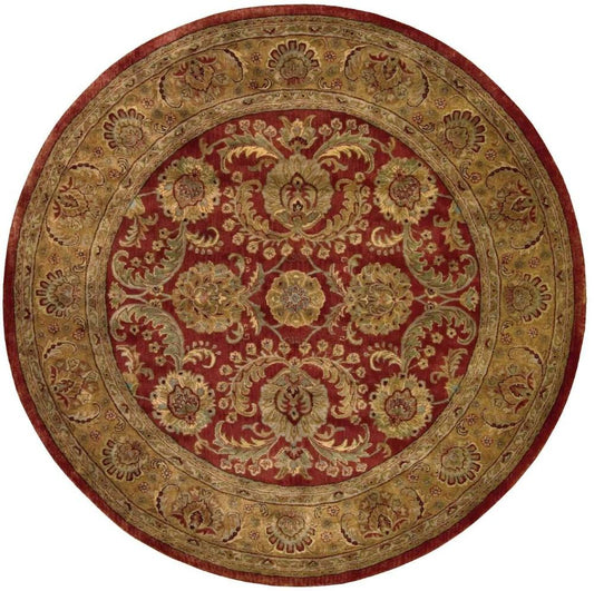 Nourison - Jaipur JA17 Red Multicolor 8 x Round Rug - JA17-99446699725_CLOSEOUT veiw 1