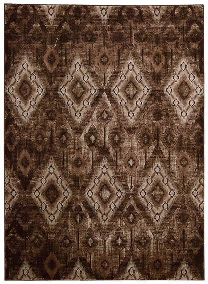 Nourison - Karma KRM02 Brown 710in x 106in Oversized Rug - KRM02-99446269164_CLOSEOUT veiw 1