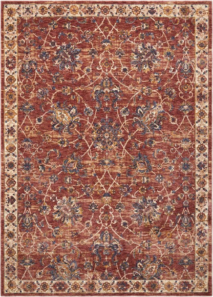 Nourison - Lagos LAG02 Red 710in x 910in Large Rug - LAG02-99446390431_CLOSEOUT veiw 1