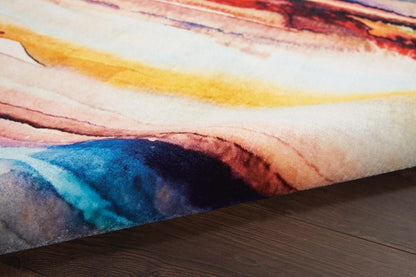Nourison - Le Reve LER01 Multicolor 53in x 73in PhotoReal Area Rug - LER01-99446494139 - CLOSEOUT veiw 2