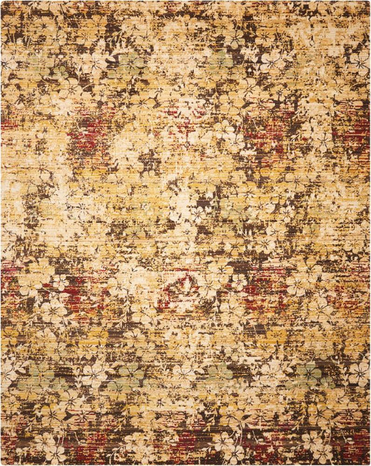 Nourison - Rhapsody RH004 Beige 79in x 99in Rug - RH004-99446187277_CLOSEOUT veiw 1