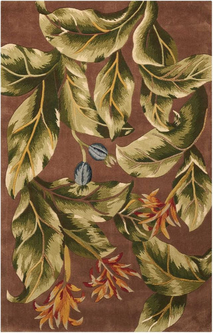 Nourison - Tropics TS02 Beige 53in x 83in Area Rug - TS02-99446818539 veiw 1