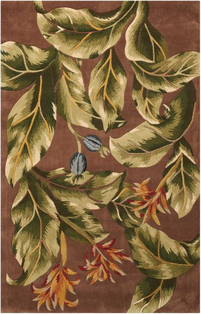 Nourison - Tropics TS02 Beige 76in x 96in Rug - TS02-99446819161 veiw 1