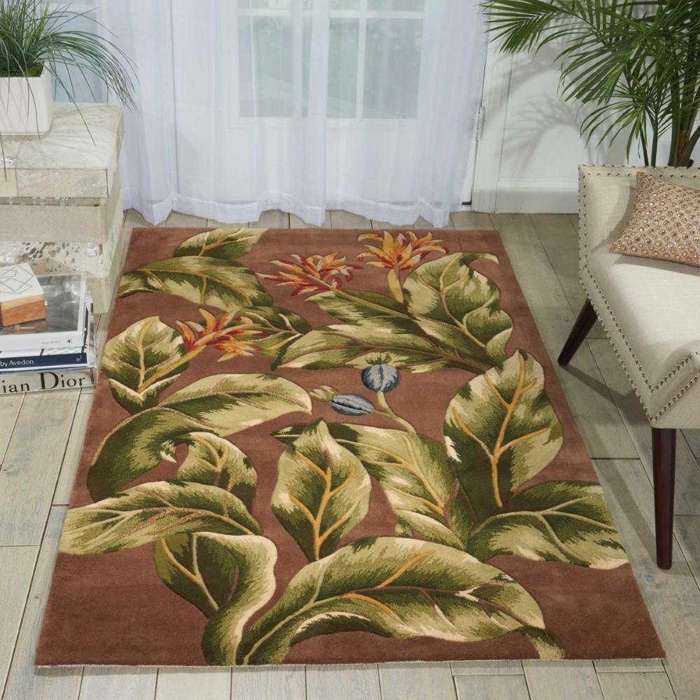 Nourison - Tropics TS02 Beige 76in x 96in Rug - TS02-99446819161 veiw 2
