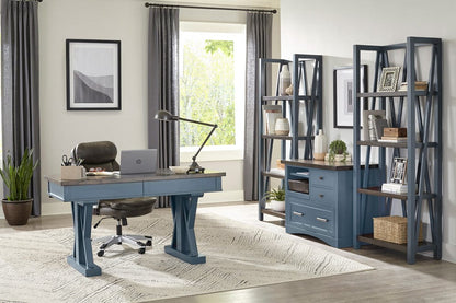 Parker House - Americana Modern Etagere Bookcase in Denim - AME330-DEN view 3