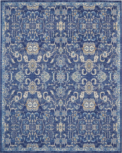 Nourison - Grafix GRF24 Navy Blue 710in x 910in Large Rug - GRF24-99446472243 veiw 1