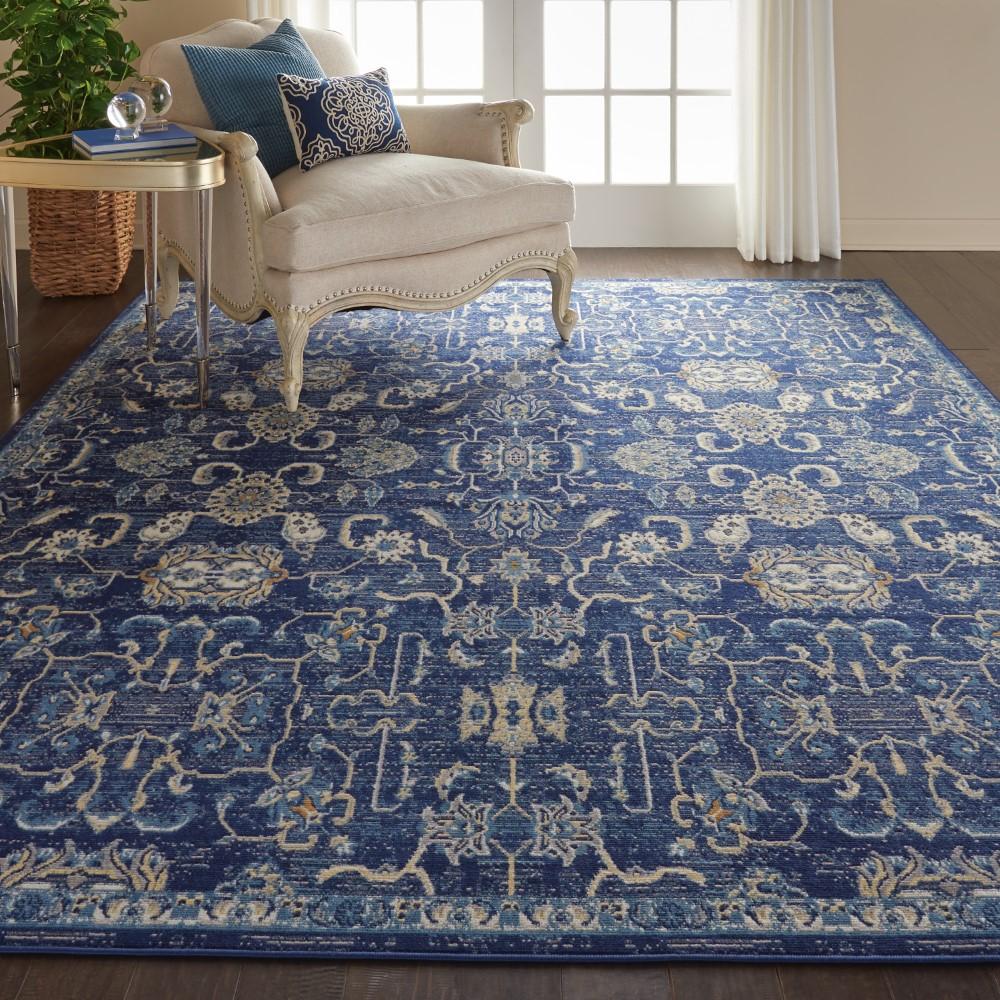 Nourison - Grafix GRF24 Navy Blue 710in x 910in Large Rug - GRF24-99446472243 veiw 2