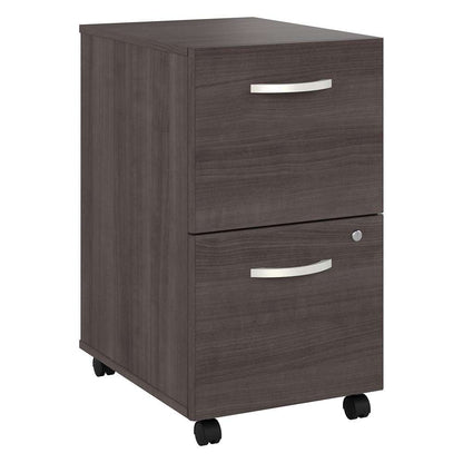 Bush Furniture - Studio A 2 Drawer Mobile File Cabinet in Storm Gray - Assembled - SDF116SGSU-Z veiw 1