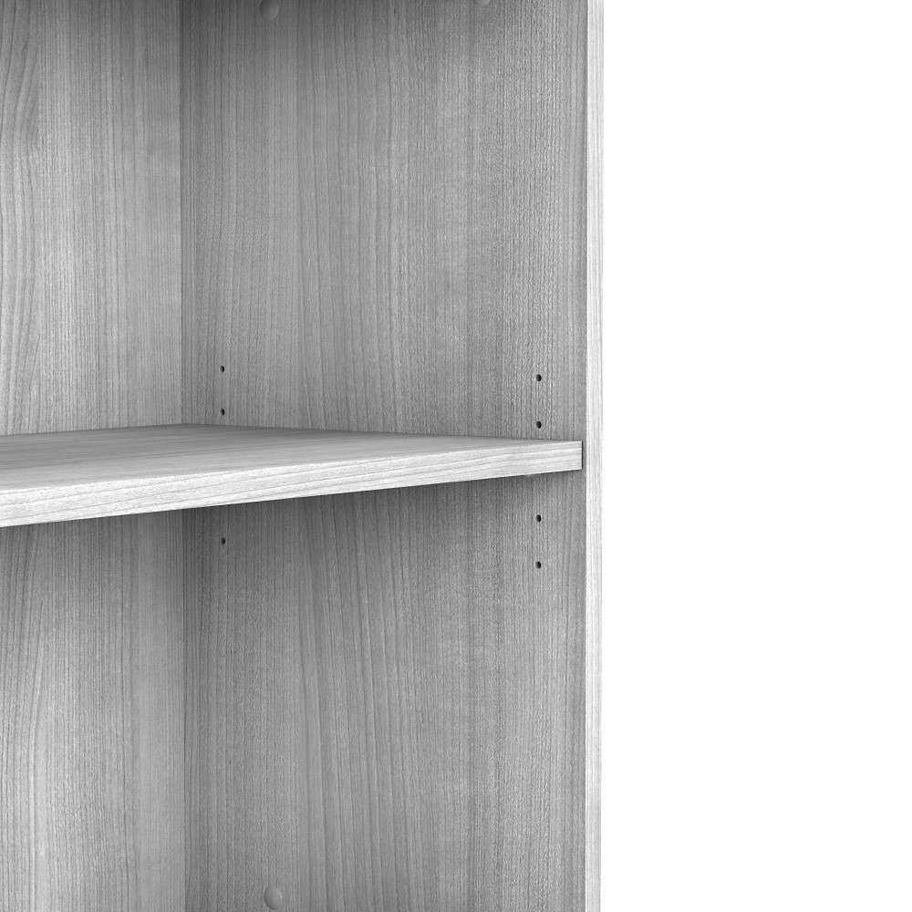 Bush Furniture - Studio A Tall 5 Shelf Bookcase in Platinum Gray - SDB7236PG-Z veiw 5