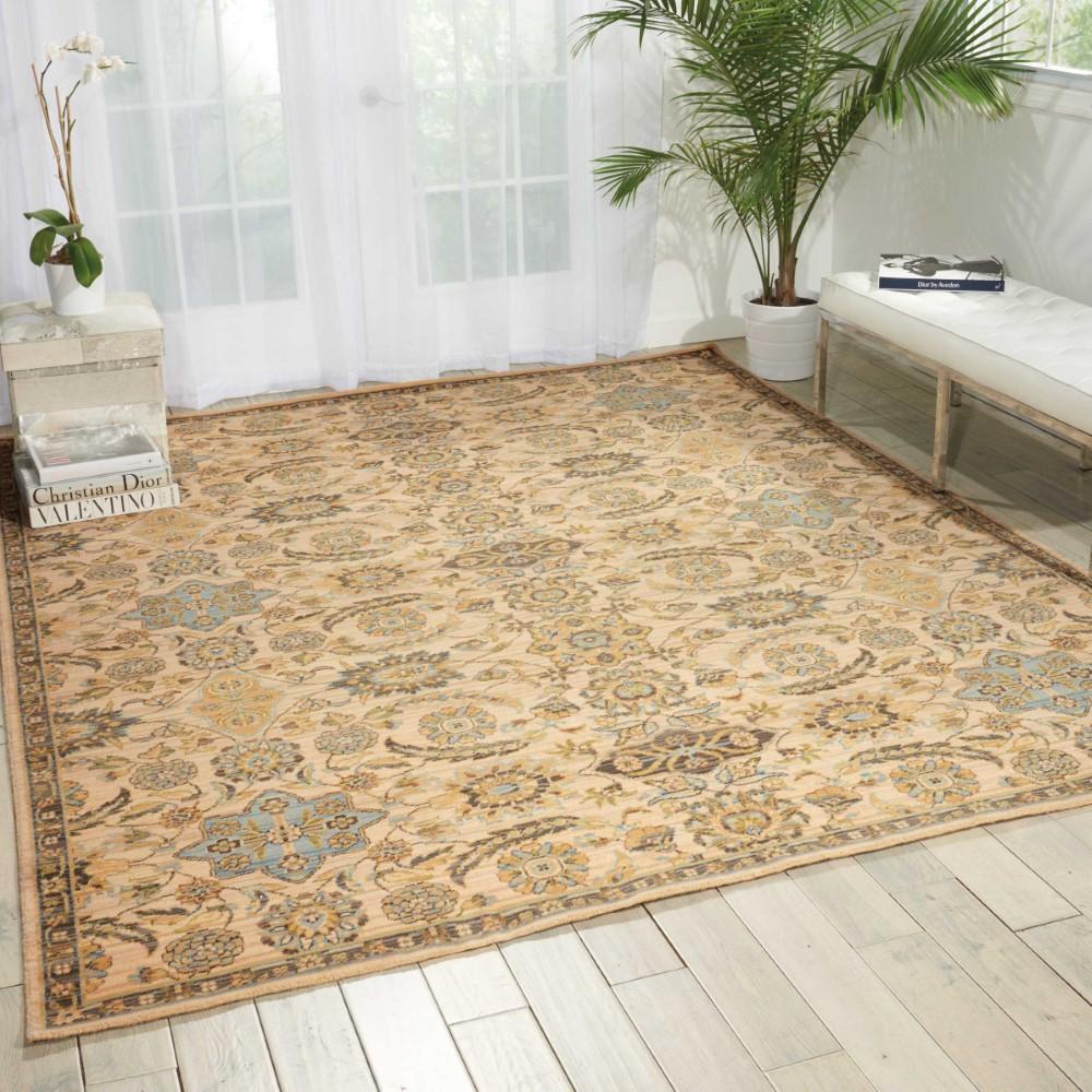 Nourison - Timeless TML14 Beige 79in x 99in Rug - TML14-99446256430 veiw 2