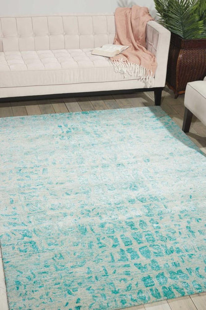 Nourison - Gemstone GEM06 Green 99in x 139in Rug - GEM06-99446289681_CLOSEOUT veiw 2