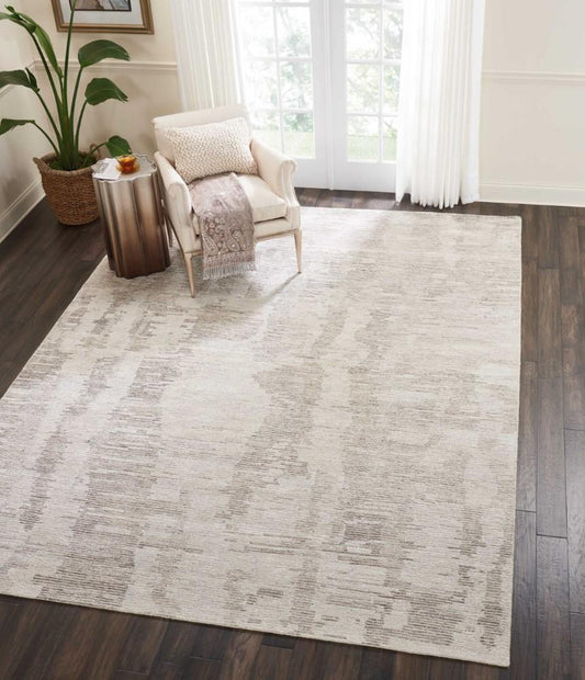 Nourison - Ellora ELL01Ivory/Bone 99in x 139in Oversized Handmade Rug - ELL01-99446384706 veiw 2