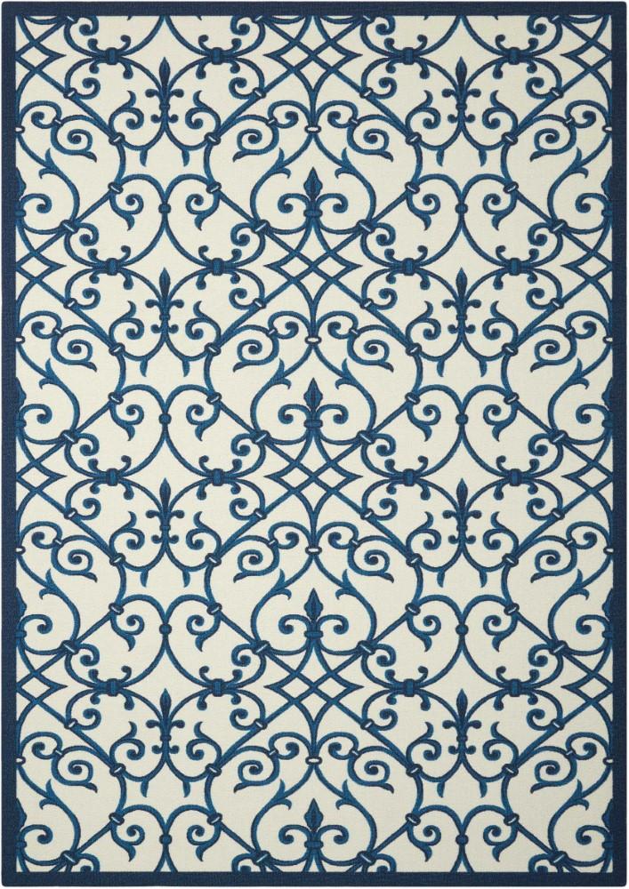 Nourison - Home & Garden RS093 Blue 44in x 63in Area Rug - RS093-99446337290_CLOSEOUT veiw 1