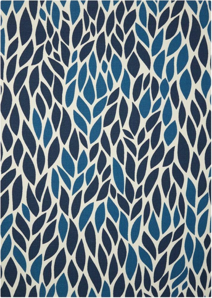 Nourison - Home & Garden RS094 Blue 10x13 Rug - RS094-99446337337_CLOSEOUT veiw 1