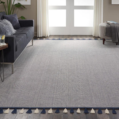 Nourison - Otto DS600 Dark Blue 8 x 106in Oversized Rug - DS600-99446407863 - CLOSEOUT veiw 2