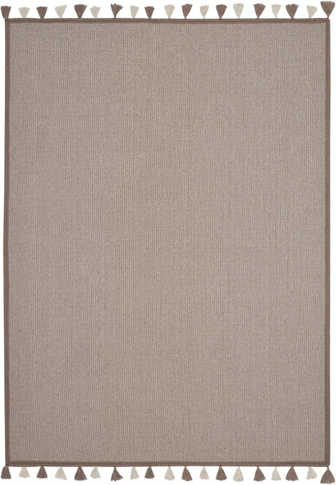 Nourison - Otto DS600 Taupe 5 x 76in Flat Weave Area Rug - DS600-99446407894_CLOSEOUT veiw 1