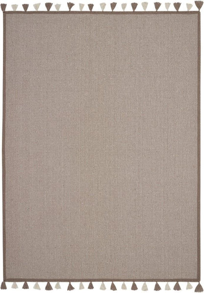 Nourison - Otto DS600 Taupe 5 x 76in Flat Weave Area Rug - DS600-99446407894_CLOSEOUT veiw 1